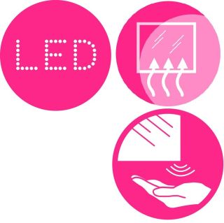 Зеркало с подсветкой Jacob Delafon Parallel EB1416RU-NF 100 см с инфракрасным выключателем и защитой от запотевания